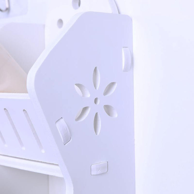 Fashion Bathroom Three Layers Storage Shelf Toilet Storage Rack Wall Mounted Storage Holder Wall Mount Shelves,Random Style Delivery