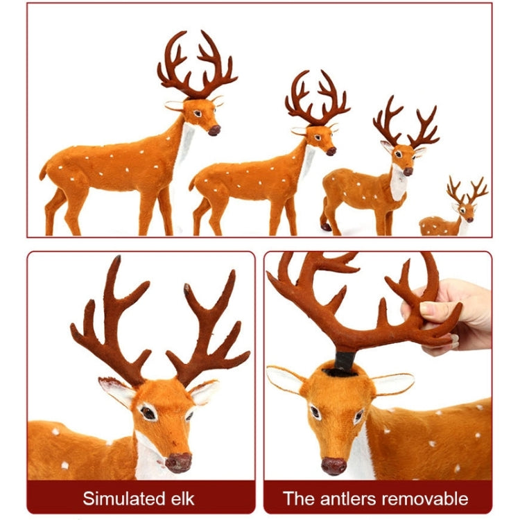 Christmas Simulation Deer Christmas Decoration, Size: 25*29*8cm
