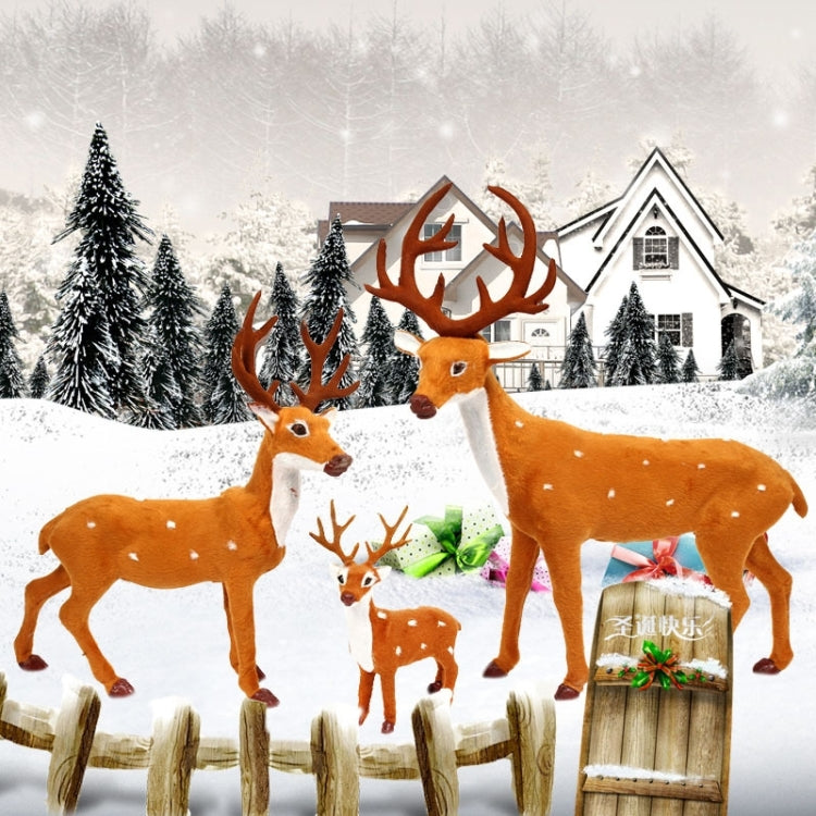 Christmas Simulation Deer Christmas Decoration, Size: 25*29*8cm