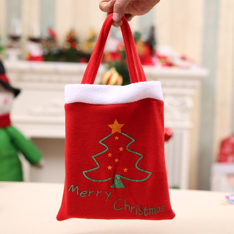 2 PCS Portable Christmas Gift Bag Christmas Decoration Gift Bag, Random Style Delivery, Size: 38*21cm