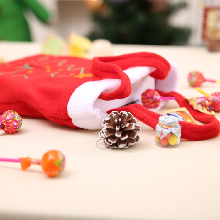 2 PCS Portable Christmas Gift Bag Christmas Decoration Gift Bag, Random Style Delivery, Size: 38*21cm