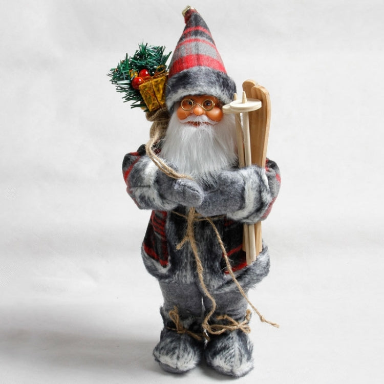 Christmas Ornamentation Christmas Gift Santa Doll Toy, Size: 30*14*15cm