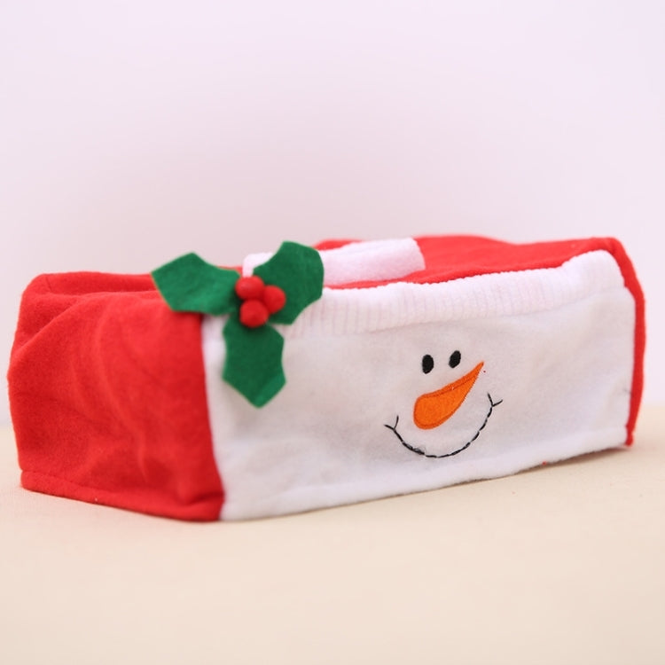2 PCS Christmas Napkin Box Christmas Holiday Supplies Decorations, Random Style Delivery, Size: 26*13*10cm