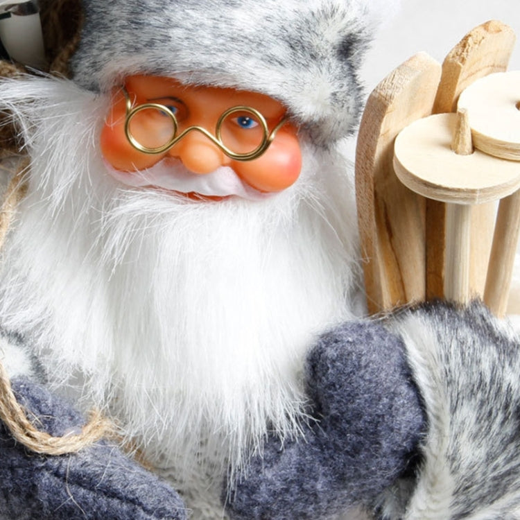 Christmas Ornamentation Christmas Gift Santa Doll Toy, Size: 30*17*13cm