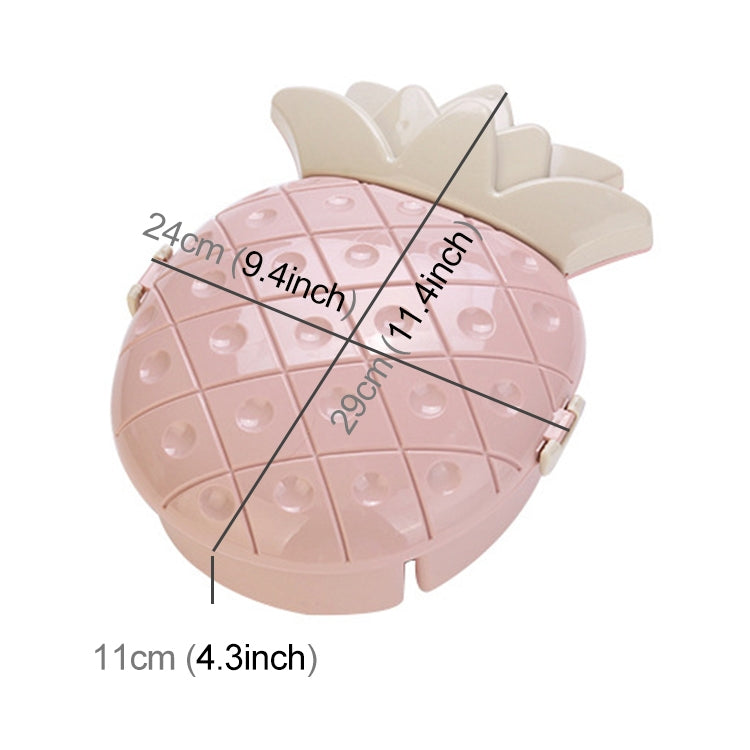 2 PCS Cute Pineapple Style PP Candy Fruit Box Plate Ramdon Color Delivery