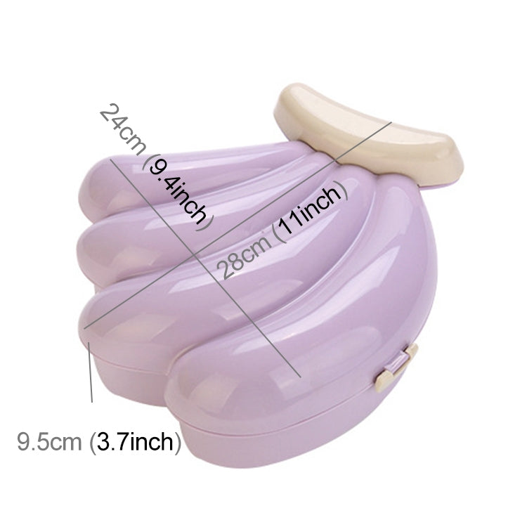 2 PCS Cute Banana Style PP Candy Fruit Box Plate Ramdon Color Delivery