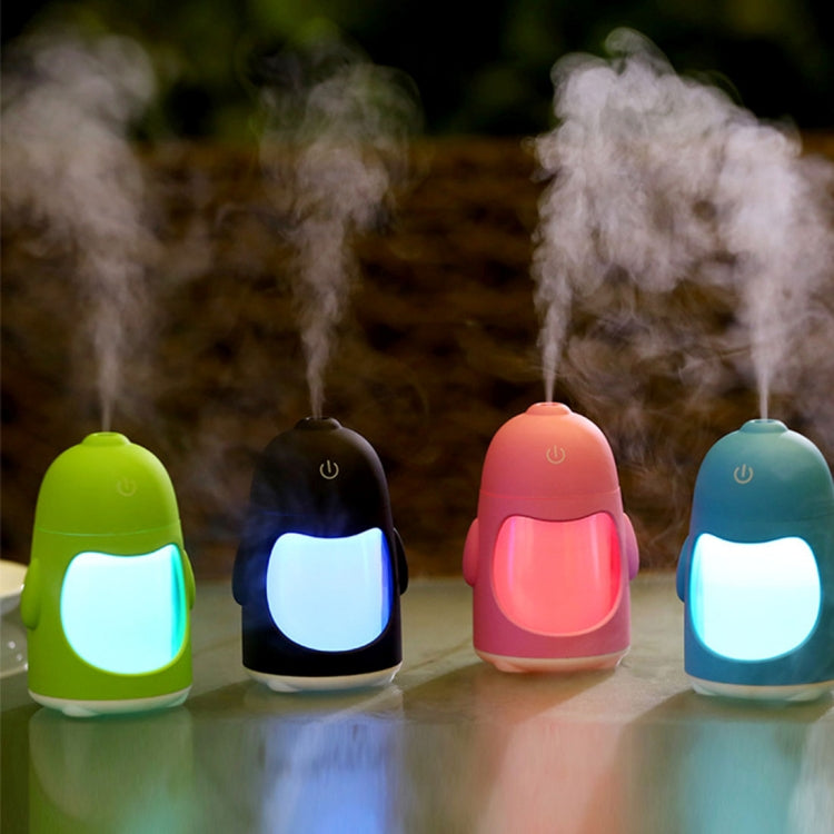 QW-Q3 150ML Mini Creative Penguin Shape USB Color Night Light Aromatherapy Air Humidifier for Home