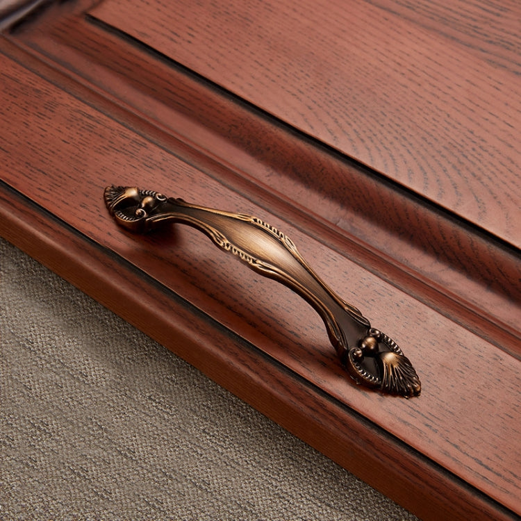 5 PCS 6566-96 Zinc Alloy European Classic Style Cabinet Handle (Coffee)