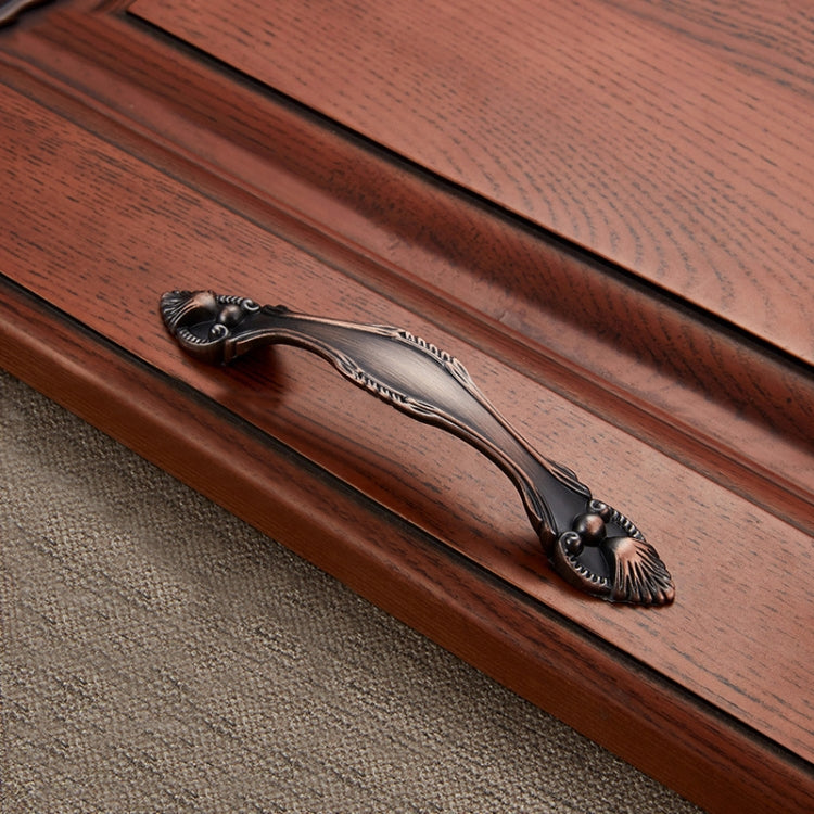 5 PCS 6566-128 Zinc Alloy European Classic Style Cabinet Handle (Red)