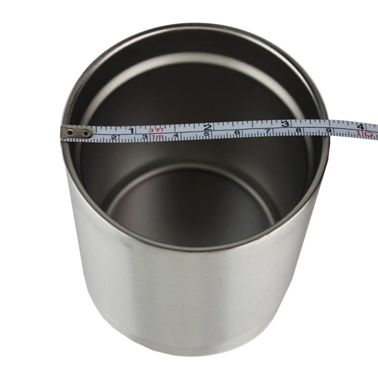 300ml Heat Retention Thermos Stainless Steel Beverage Bottle(Silver)