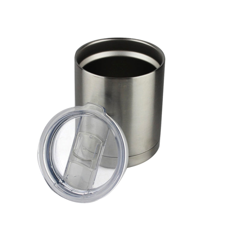 300ml Heat Retention Thermos Stainless Steel Beverage Bottle(Silver)