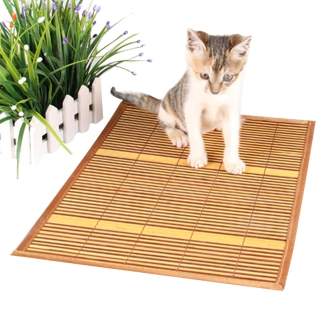 Pet Summer Cooling Sofa Protecting Sleeping Bamboo Mat, Size: S (39*29cm)