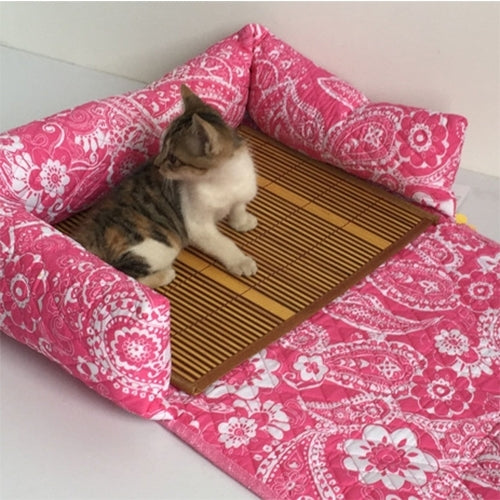 Pet Summer Cooling Sofa Protecting Sleeping Bamboo Mat, Size: S (39*29cm)