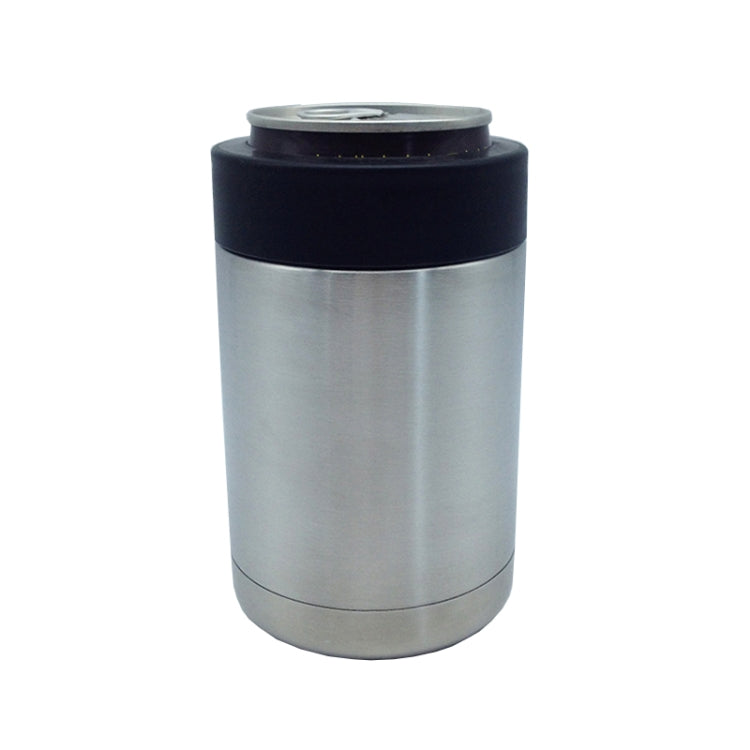 350ml Heat Retention Thermos Stainless Steel Beverage Bottle(Silver)