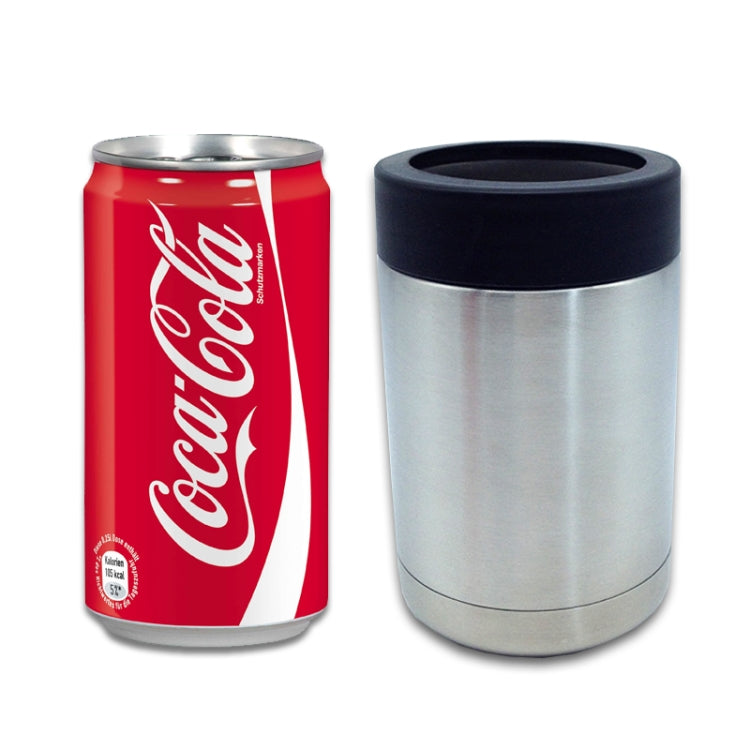 350ml Heat Retention Thermos Stainless Steel Beverage Bottle(Silver)
