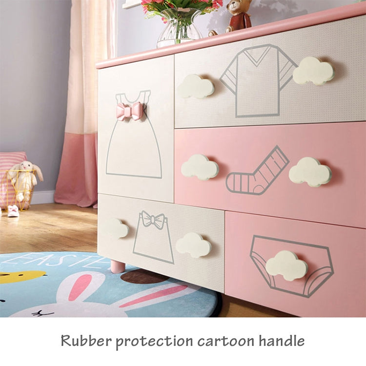 5 PCS Great Cloud Pattern Shockproof Modern Cartoon Children Drawer Cabinet Handle