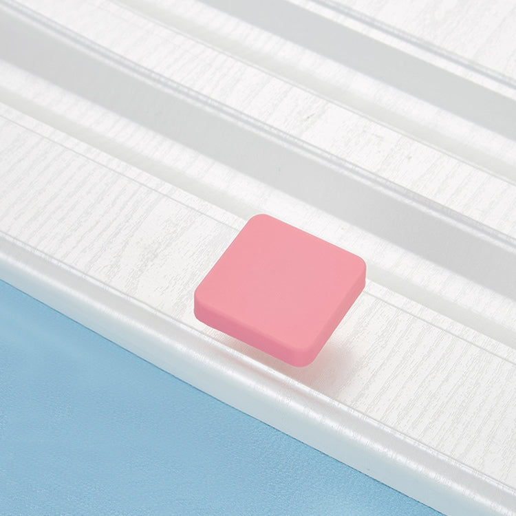 5 PCS Pink Cube Pattern Shockproof Modern Cartoon Children Drawer Cabinet Handle