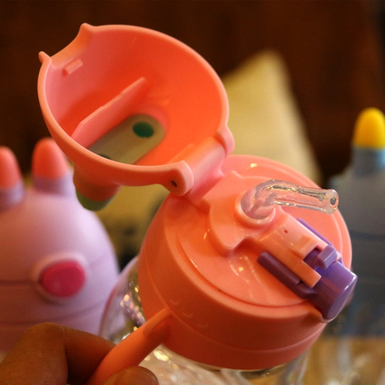 320ml Food Grade Plastic Jug Baby Cute Sippy Water Bottle With Handle