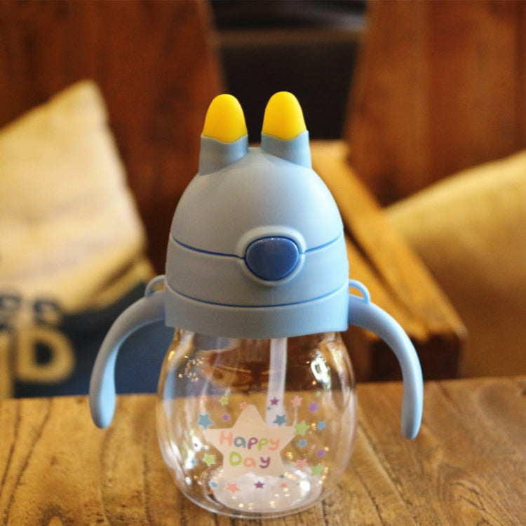 320ml Food Grade Plastic Jug Baby Cute Sippy Water Bottle With Handle