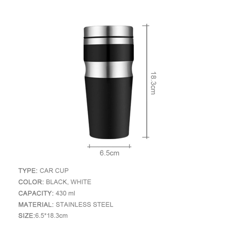 430ml  Double Insulated Stainless Steel Cup In-Car Using Business Water Bottle