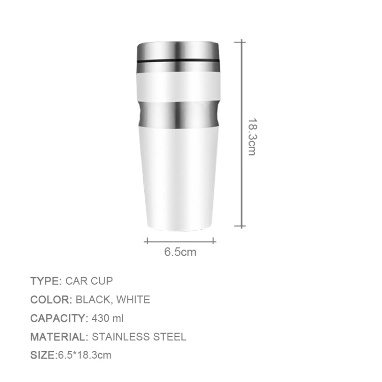 430ml  Double Insulated Stainless Steel Cup In-Car Using Business Water Bottle