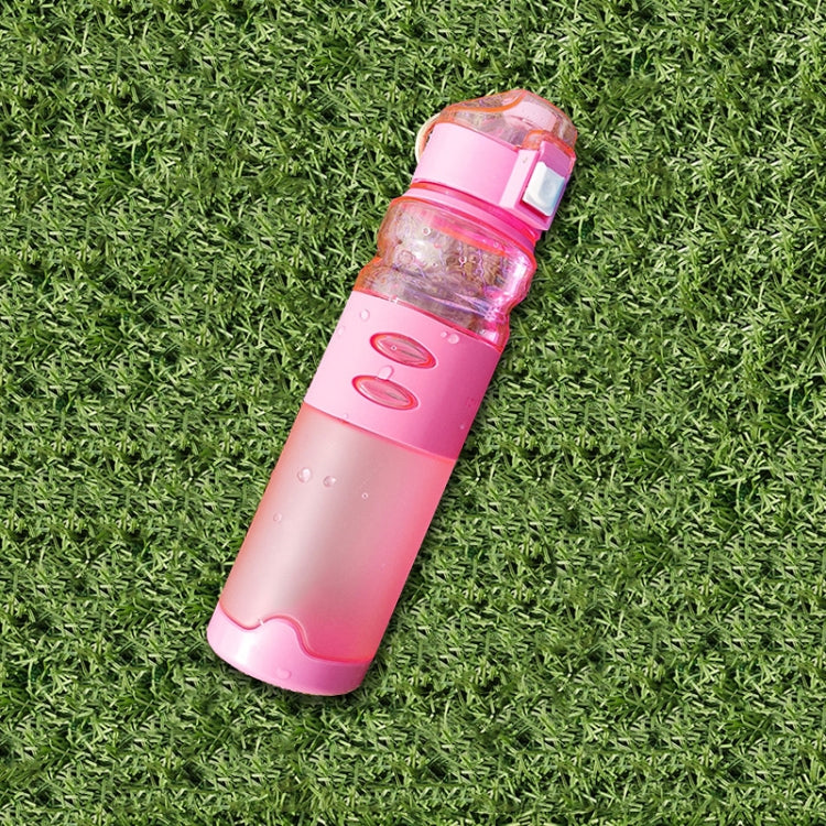 600ml Professional Frosted Plastic Water Bottle For Outdoor Sports With Lifting Yoke