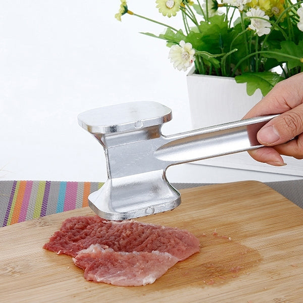 Aluminum Alloy Loose Tenderizers Meat Hammer Steak Pork Kitchen Tools, Small Size: 4.5 x 19.0cm