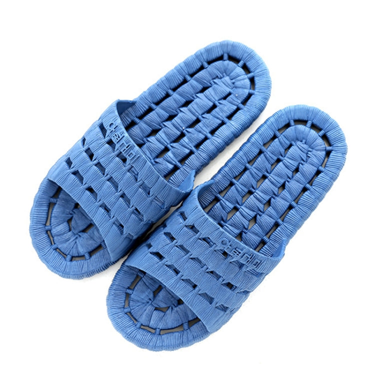 2 Pairs Men and Women Non-Slip Bathroom Shower Slippers Sandals for Adult Couples, Size: EU 40/41