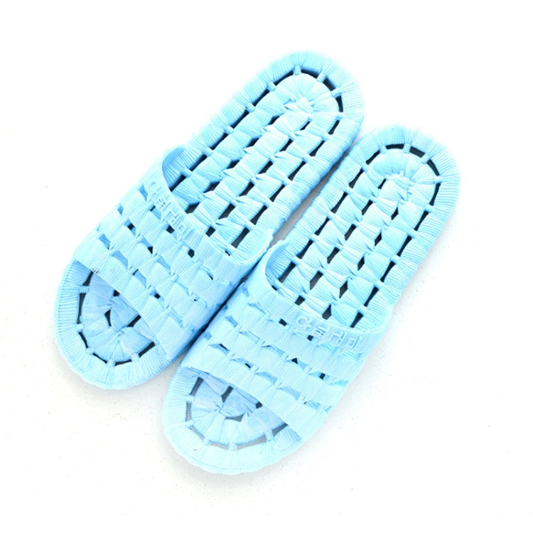 2 Pairs Men and Women Non-Slip Bathroom Shower Slippers Sandals for Adult Couples, Size: EU 40/41