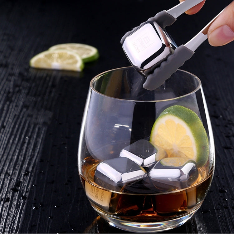 4 PCS Stainless Steel Chilling Reusable Ice Cubes for Whiskey, Vodka, Liqueurs