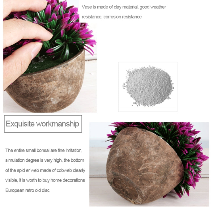 House Retro Potted Plants Living Room Decoration Bonsai Plant Ornaments