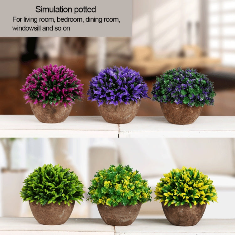 House Retro Potted Plants Living Room Decoration Bonsai Plant Ornaments