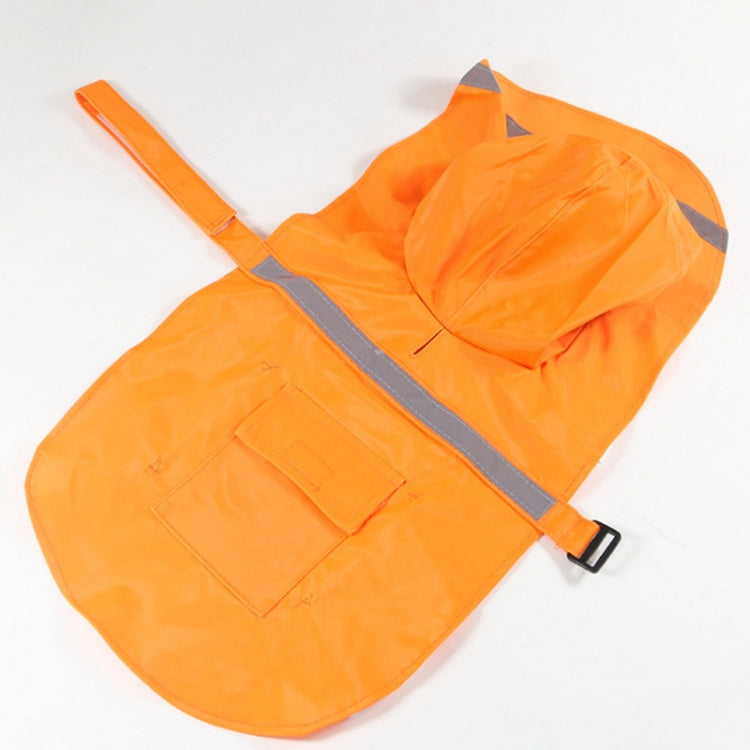 Teddy Golden Retriever Large Dog Practical Reflective Breathable Raincoat, Size: L,