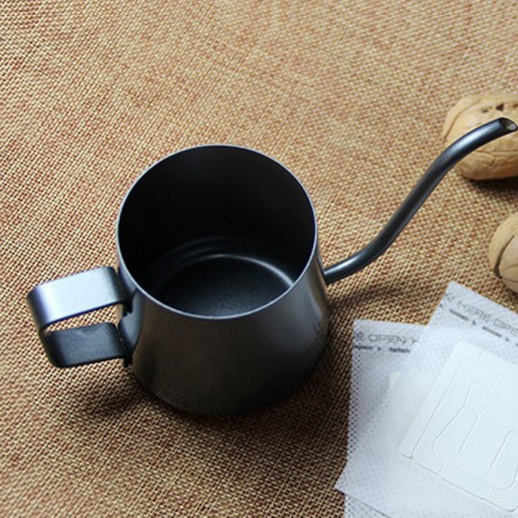250ML Long Narrow Spout High Temperature Paint Stainless Steel Slim Kettle Hand Drip Coffee Pot with Hanging Ear