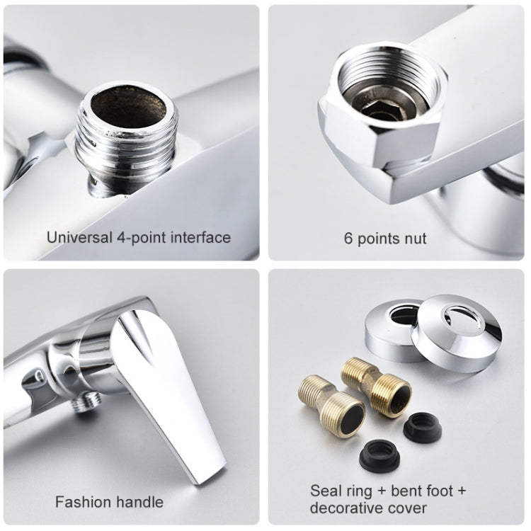 Hot and Cold Dual-use Brass Shower Hydrovalve