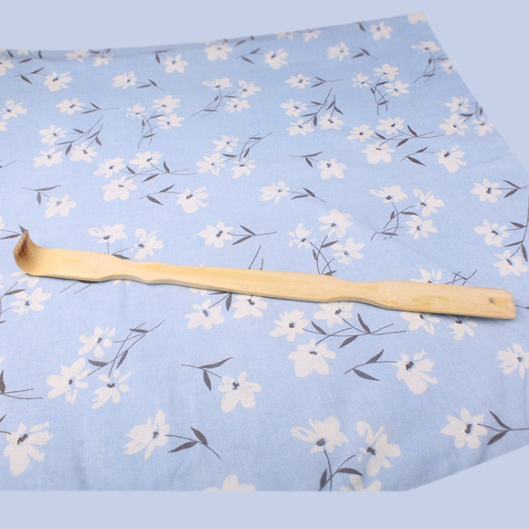2pcs Portable Bamboo Long Handle Itch Scratching Backscratcher(Light Yellow)