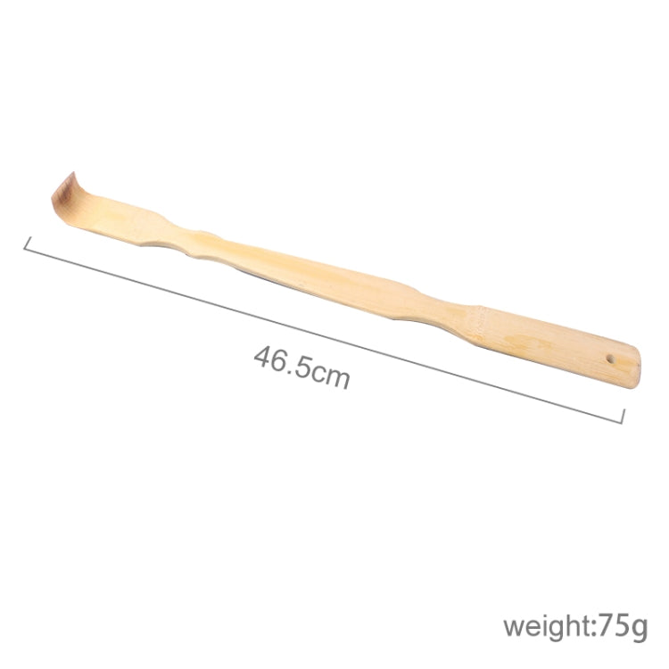 2pcs Portable Bamboo Long Handle Itch Scratching Backscratcher(Light Yellow)