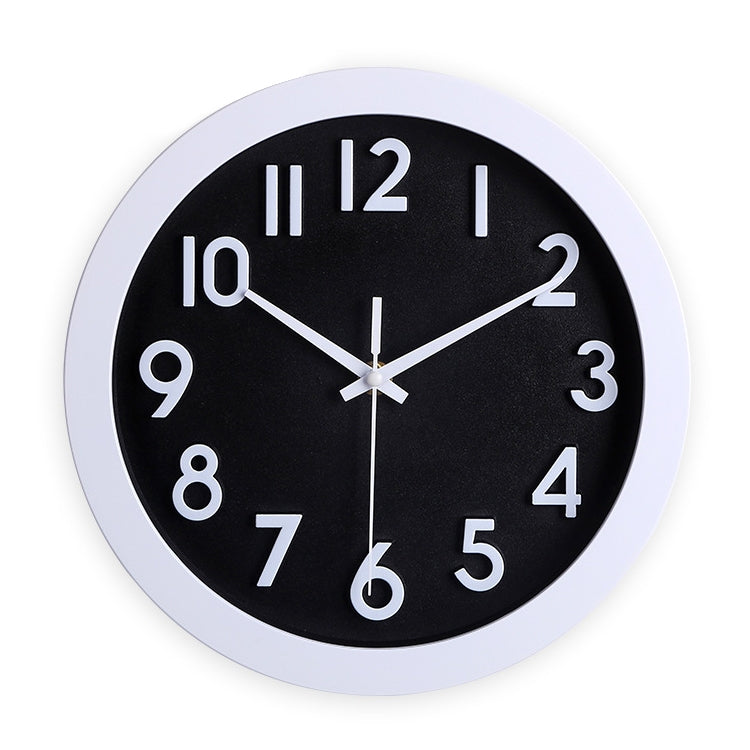 10 inch Creative Decorative Round Shape Living Room Simple Modern Quartz Wall Clock
