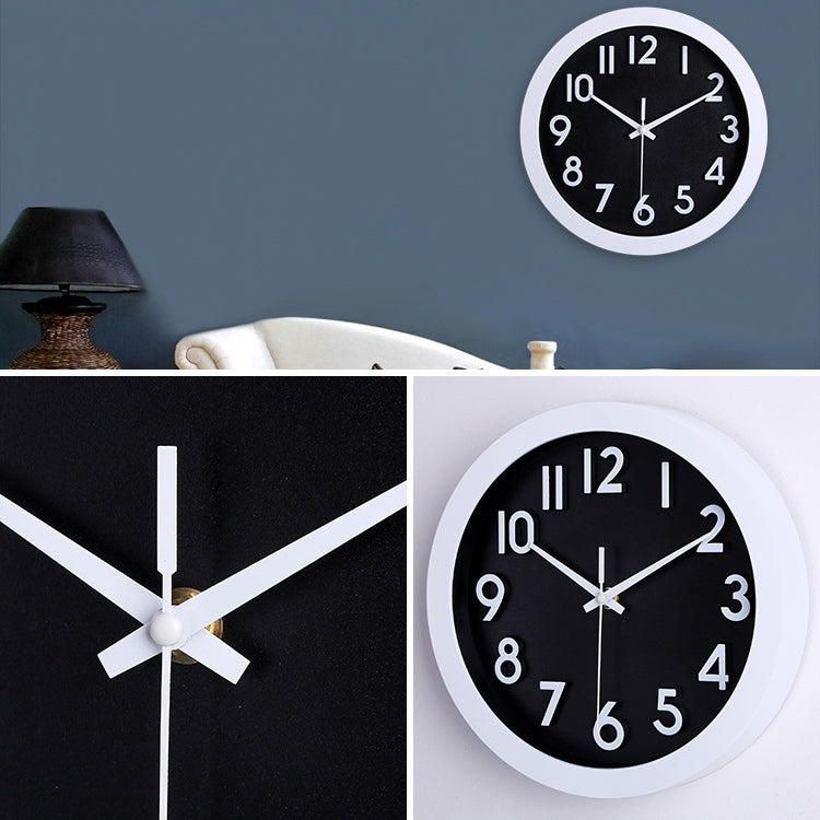 10 inch Creative Decorative Round Shape Living Room Simple Modern Quartz Wall Clock