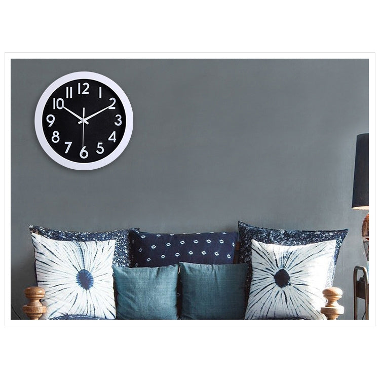 10 inch Creative Decorative Round Shape Living Room Simple Modern Quartz Wall Clock