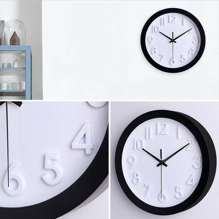 10 inch Creative Decorative Round Shape Living Room Simple Modern Quartz Wall Clock