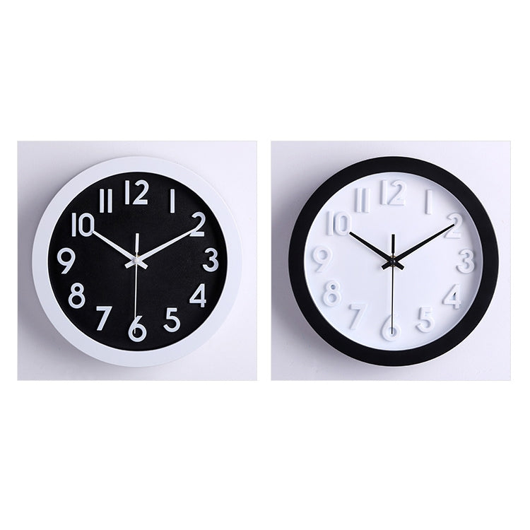 10 inch Creative Decorative Round Shape Living Room Simple Modern Quartz Wall Clock