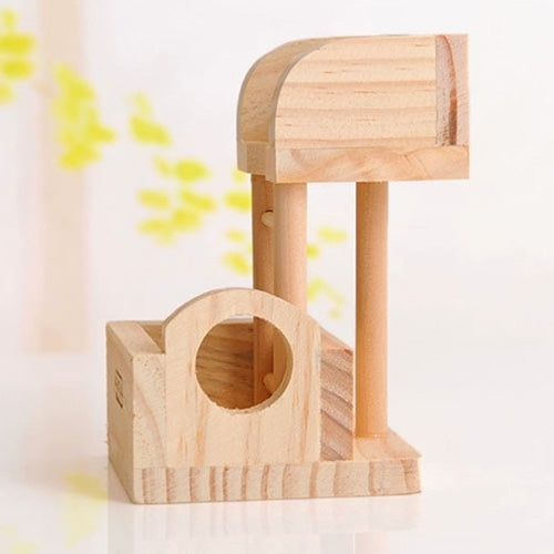 Pet Wooden Hamster Climbing Ladder Lookout Tower Pet Toys for Small Pets