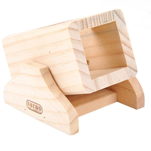 Pet Wooden Hamster Seesaw Barrel Tube Tunnel Cage House Small Pet Toy Hide Play Funny Climing Toys