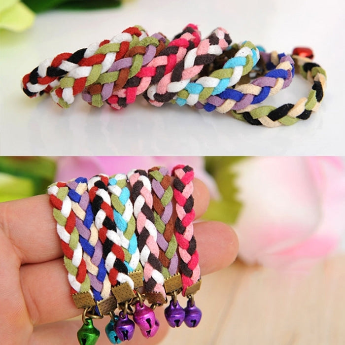 Pet Hand Made Squirrel Collar Hamster Traction Rope for Small Pets, Random Color Delivery