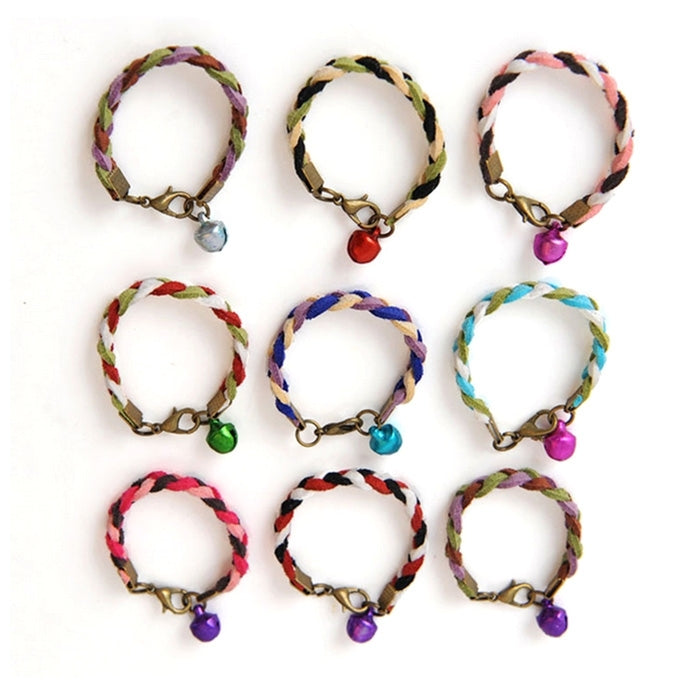 Pet Hand Made Squirrel Collar Hamster Traction Rope for Small Pets, Random Color Delivery