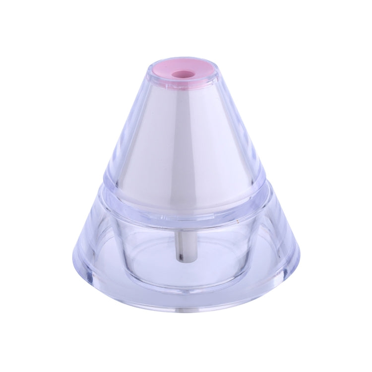 Fashion Creative Iceberg Air Humidifier Nanometer Silent Mist Humidifier with Night Light (not Include Plug)(Pink)