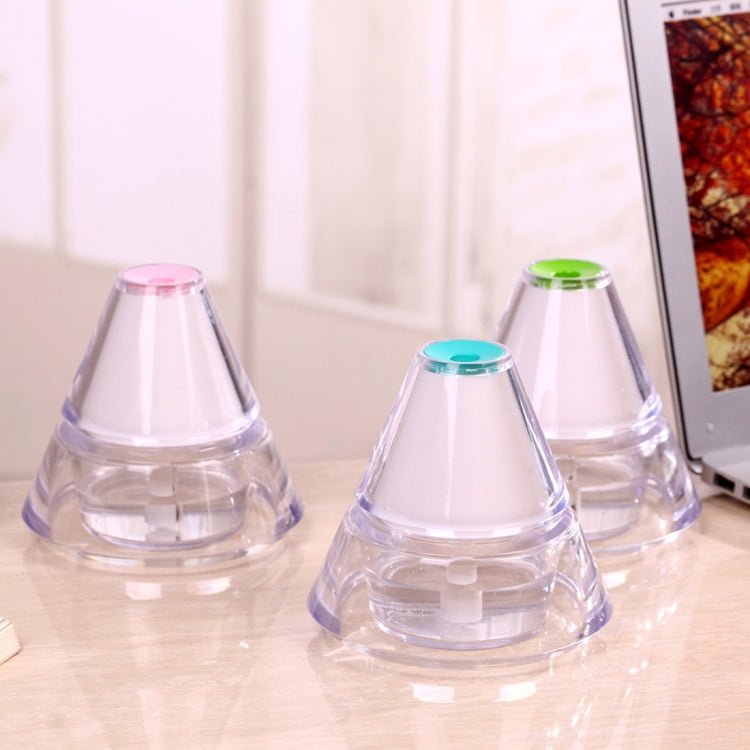Fashion Creative Iceberg Air Humidifier Nanometer Silent Mist Humidifier with Night Light (not Include Plug)(Pink)