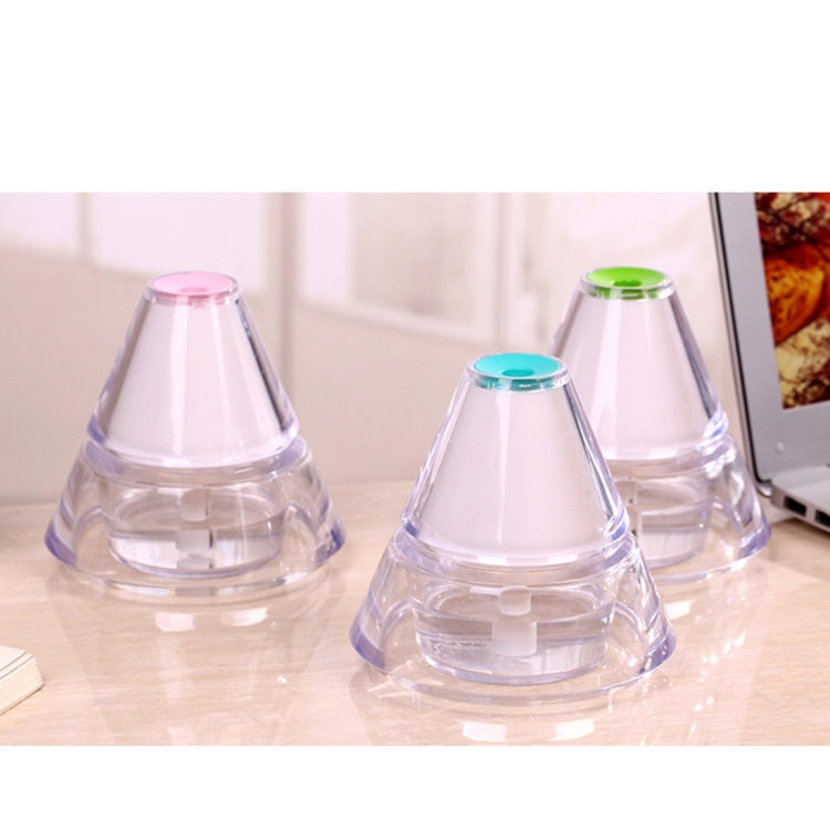 Fashion Creative Iceberg Air Humidifier Nanometer Silent Mist Humidifier with Night Light (not Include Plug)(Pink)