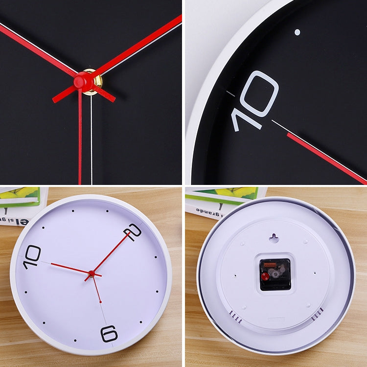12 inch Creative Decorative Round Shape Modern Quartz Living Room Wall Clock